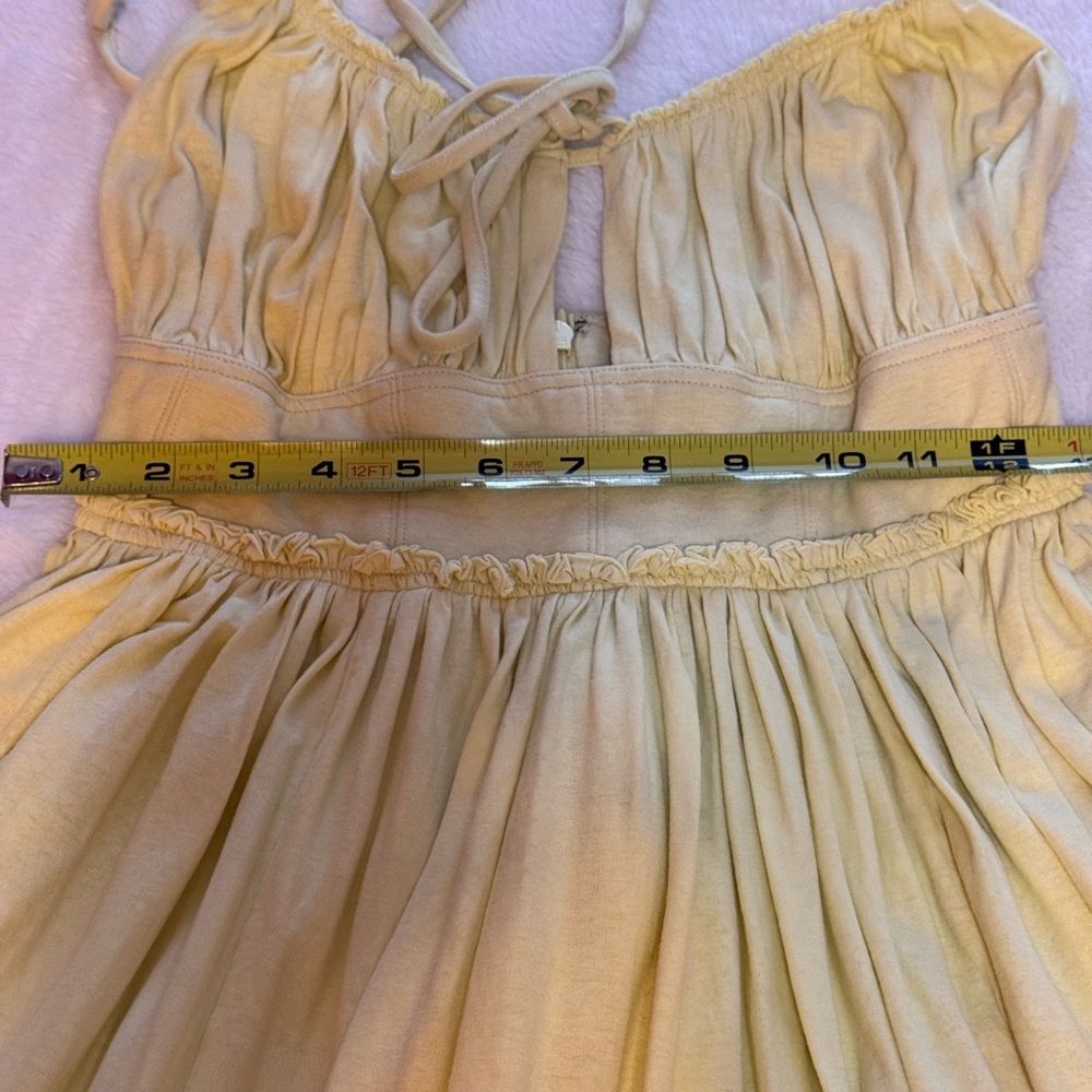 Ulla Johnson Light Yellow Midi Dress - Picture 5 of 14